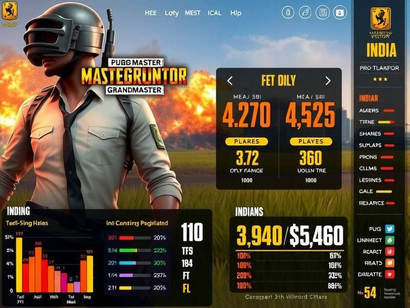 PUBG Master Victor Grandmaster Indian player statistics and demographics
